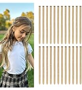 Dreamlover Extensions de cheveux blonds avec guirlande, extensions de cheveux à clipser pour femmes, enfants