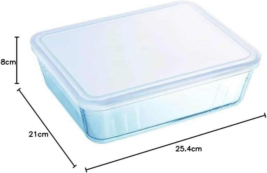 Pyrex - Classic rectangulaire - 1,5L/2,6L - couvercle hermétique