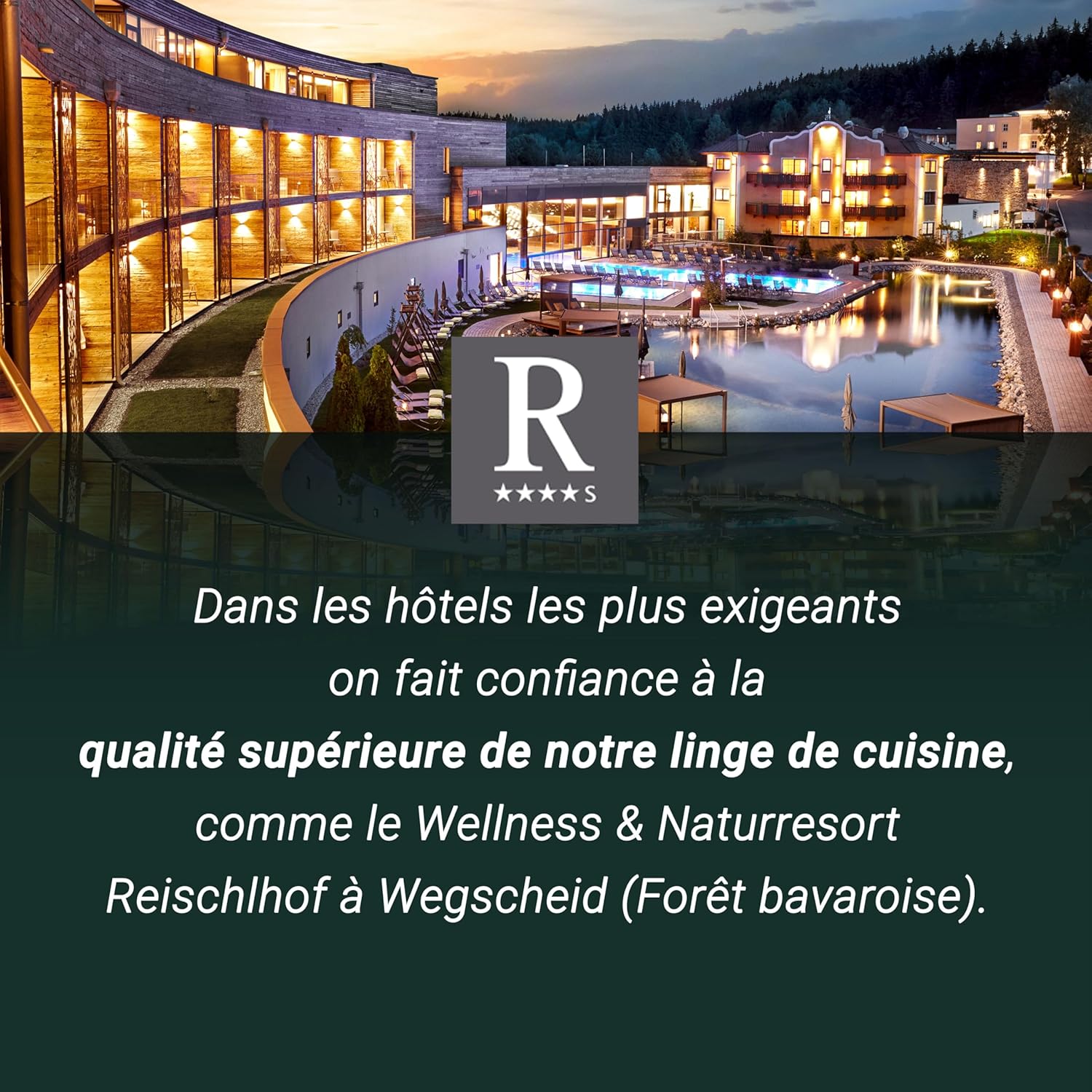 ZOLLNER - set torchons cuisine, coton, 50x70 cm, carreaux rouges