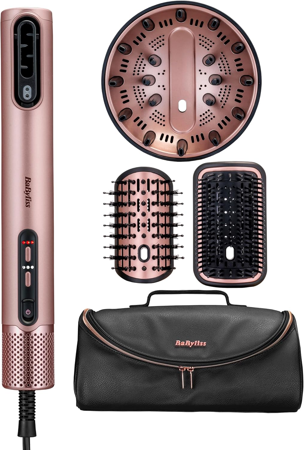 BaByliss - Air Wand 4-en-1 styler, ionique, sèche-cheveux, AS6556E