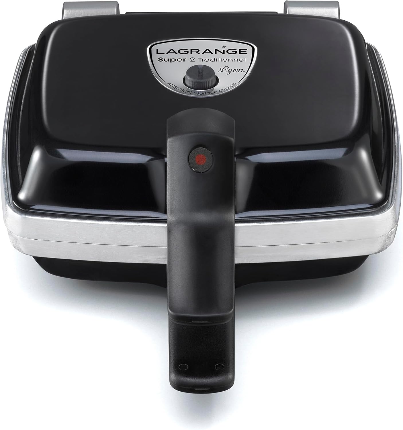 LAGRANGE - Super2 Traditionnel - 1000W - gaufrier réversible, plaques amovibles, fabriqué France - 039121