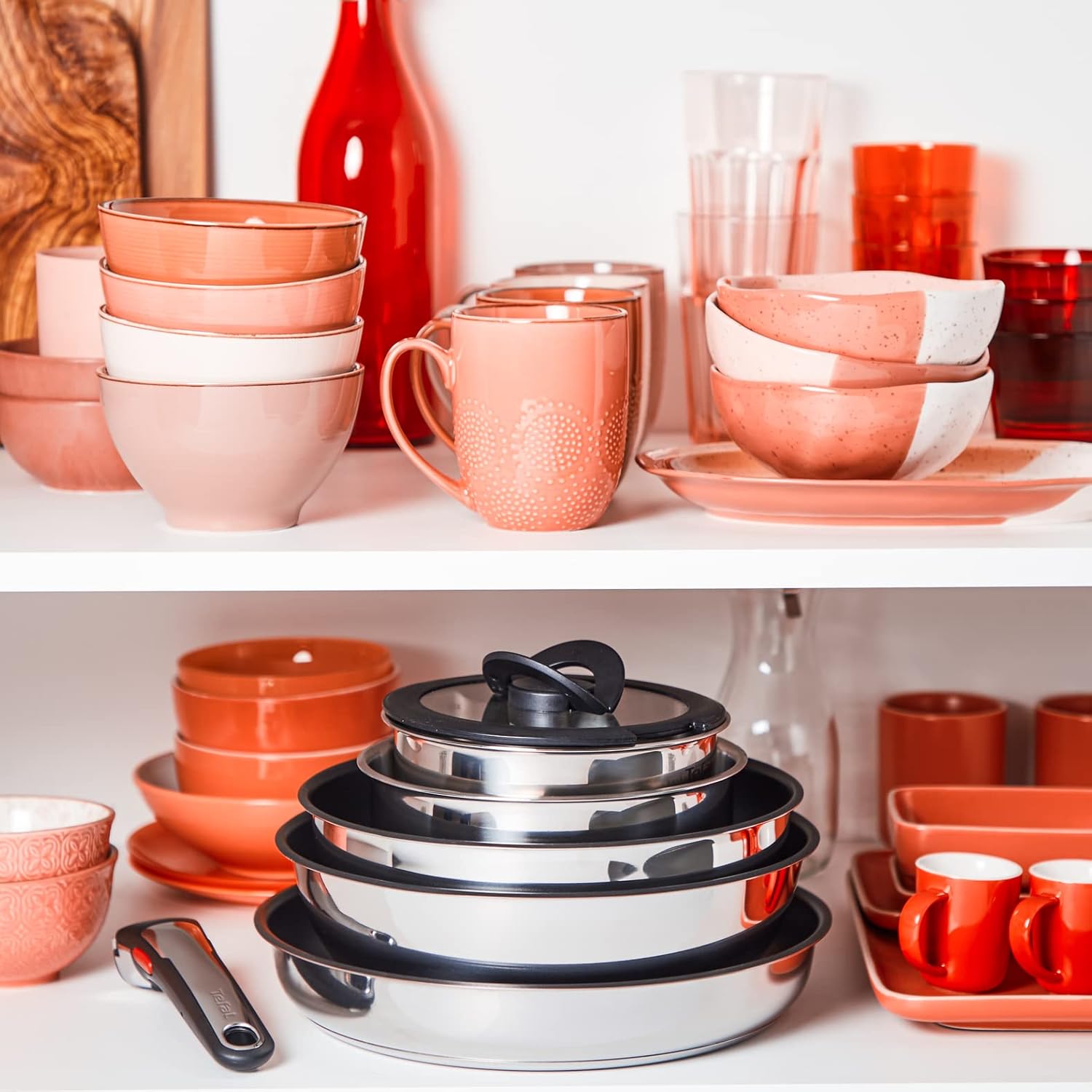 Tefal - Ingenio Preference poêle 28 cm inox induction, empilable L9720602