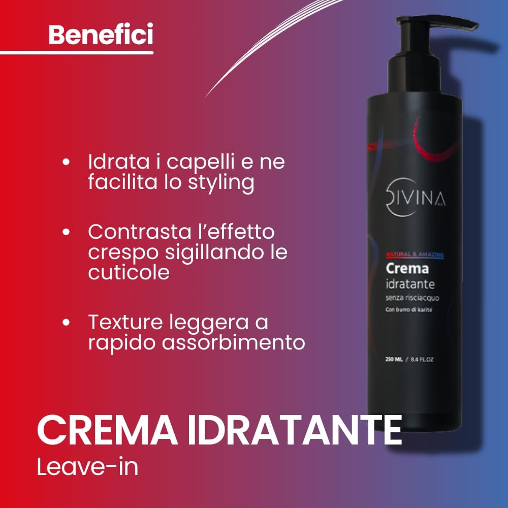 DIVINA BLK - Natural&Amazing - soin hydratant cheveux bouclés, éclaircissant