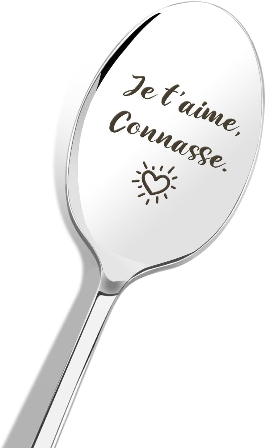 Cuillère à café en acier inox - drôle, cadeau idéal femme, 14cm