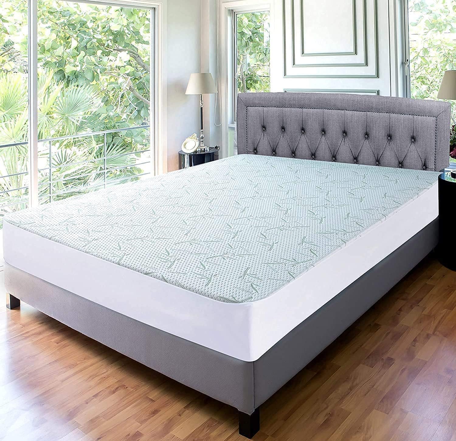 Utopia Bedding - Protège-matelas Premium 160x200x30 cm - imperméable, respirant, élastique, certifié Oeko-Tex