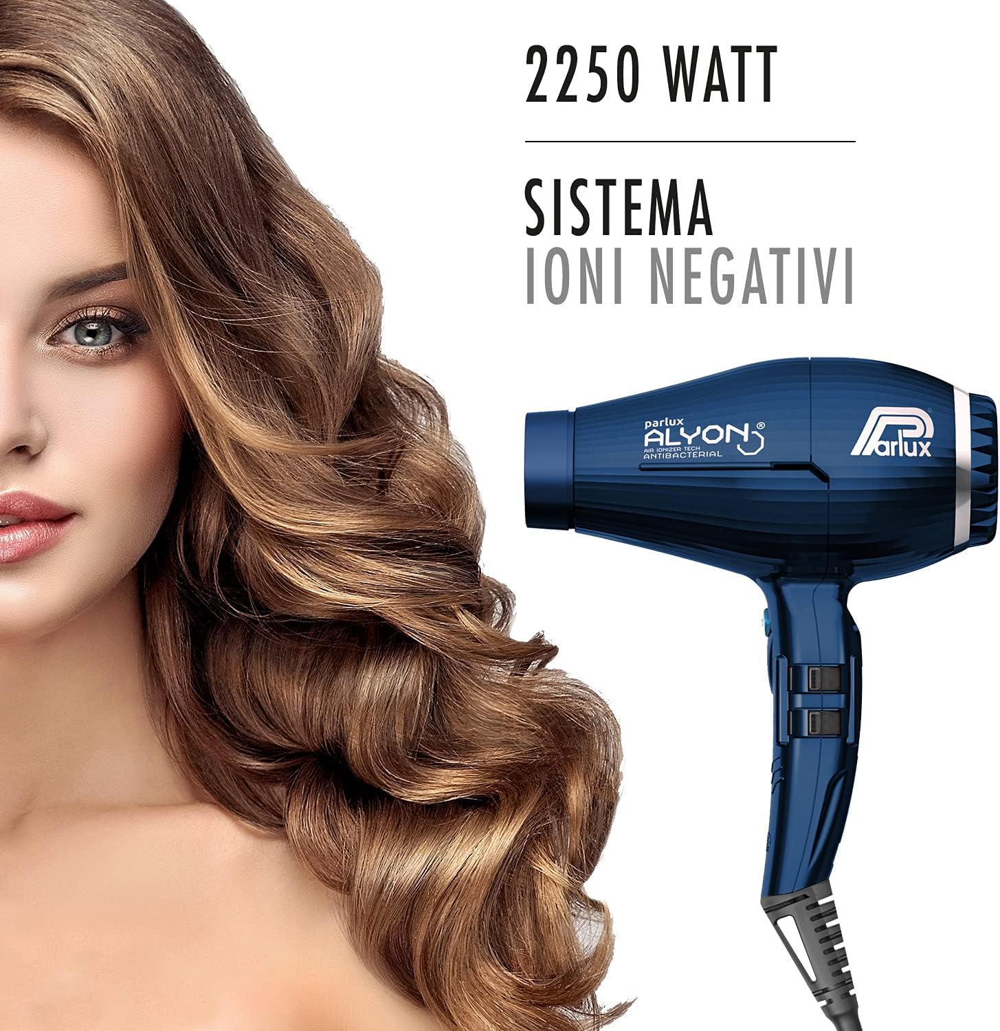 Parlux - Alyon Air Ionizer Tech Eco Friendly - puissant séchage, design compact - S462001AN