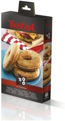 Tefal - Snack Collection - plaques bagels et livre recettes XA801612