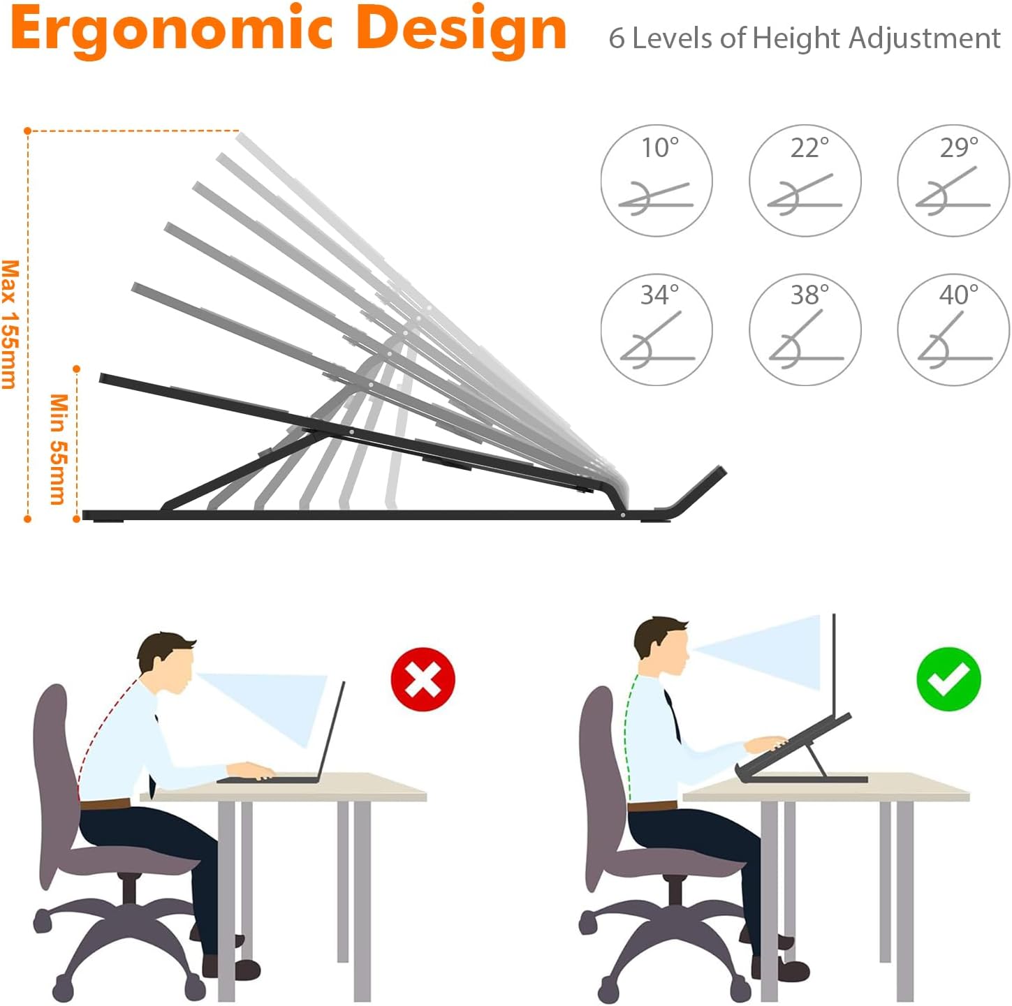 Grifema - support réglable aluminium, 10-17,3