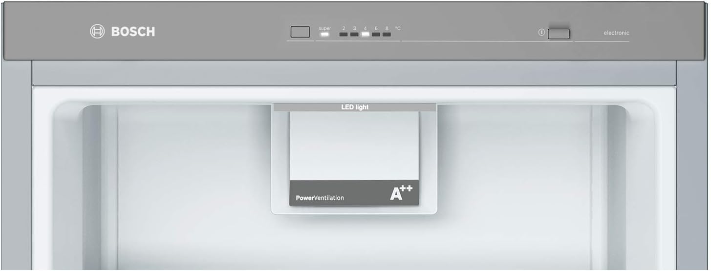 Bosch - réfrigérateur Série 4 - 176x60 cm, 324L, inox, KSV33VLEP