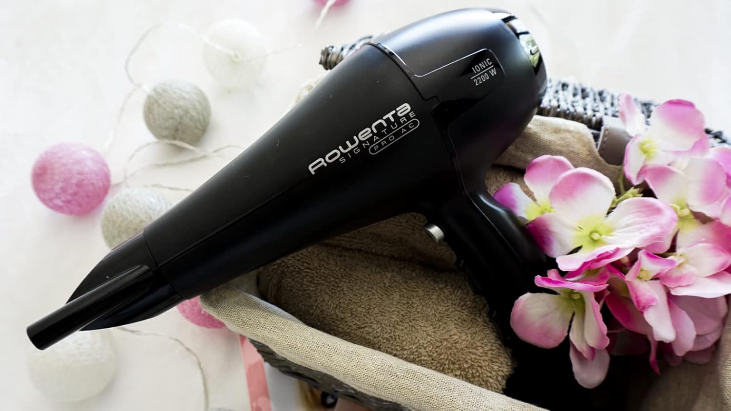 Rowenta - Signature Pro - compact - sèche-cheveux puissant noir