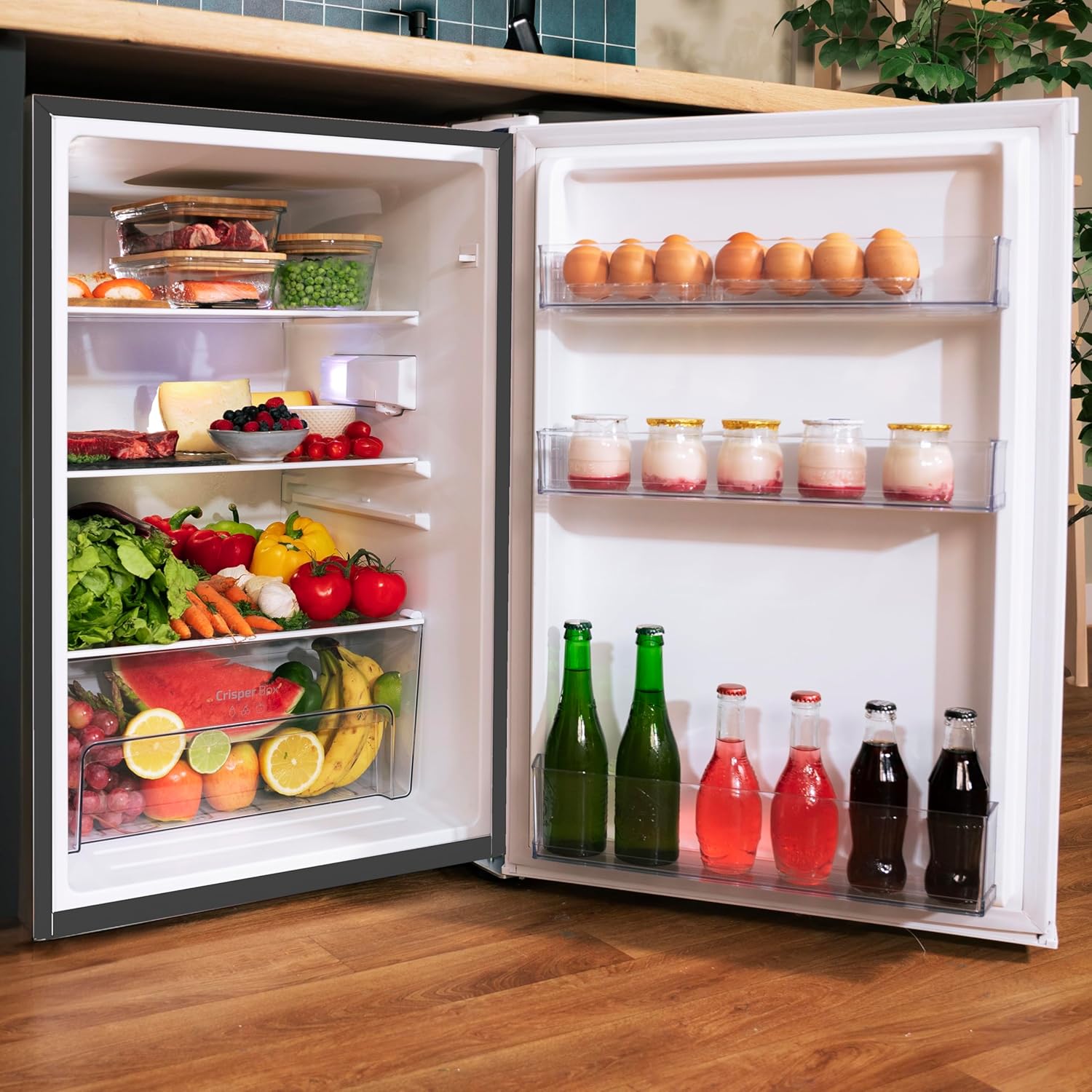 Cecotec - Bolero CoolMarket TT - 133L - porte réversible, LED, dégivrage auto