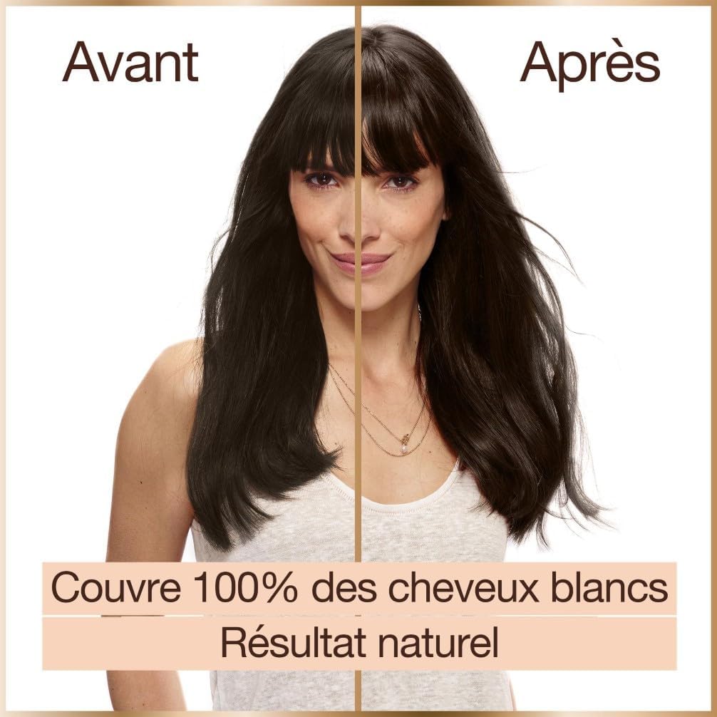 Garnier - Good - Coloration permanente vegan sans ammoniaque - 90% naturel - Châtain Cacao