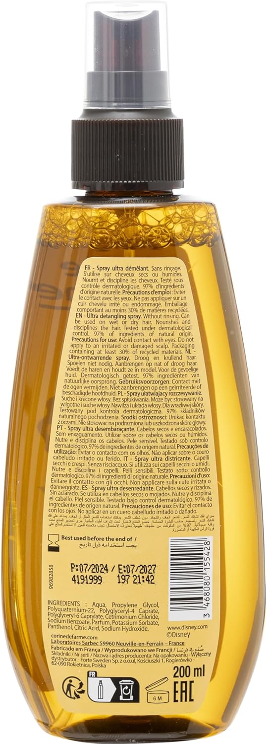 Corine de Farme - Spray démêlant Vaiana - enfant - sans rinçage, parfum coco