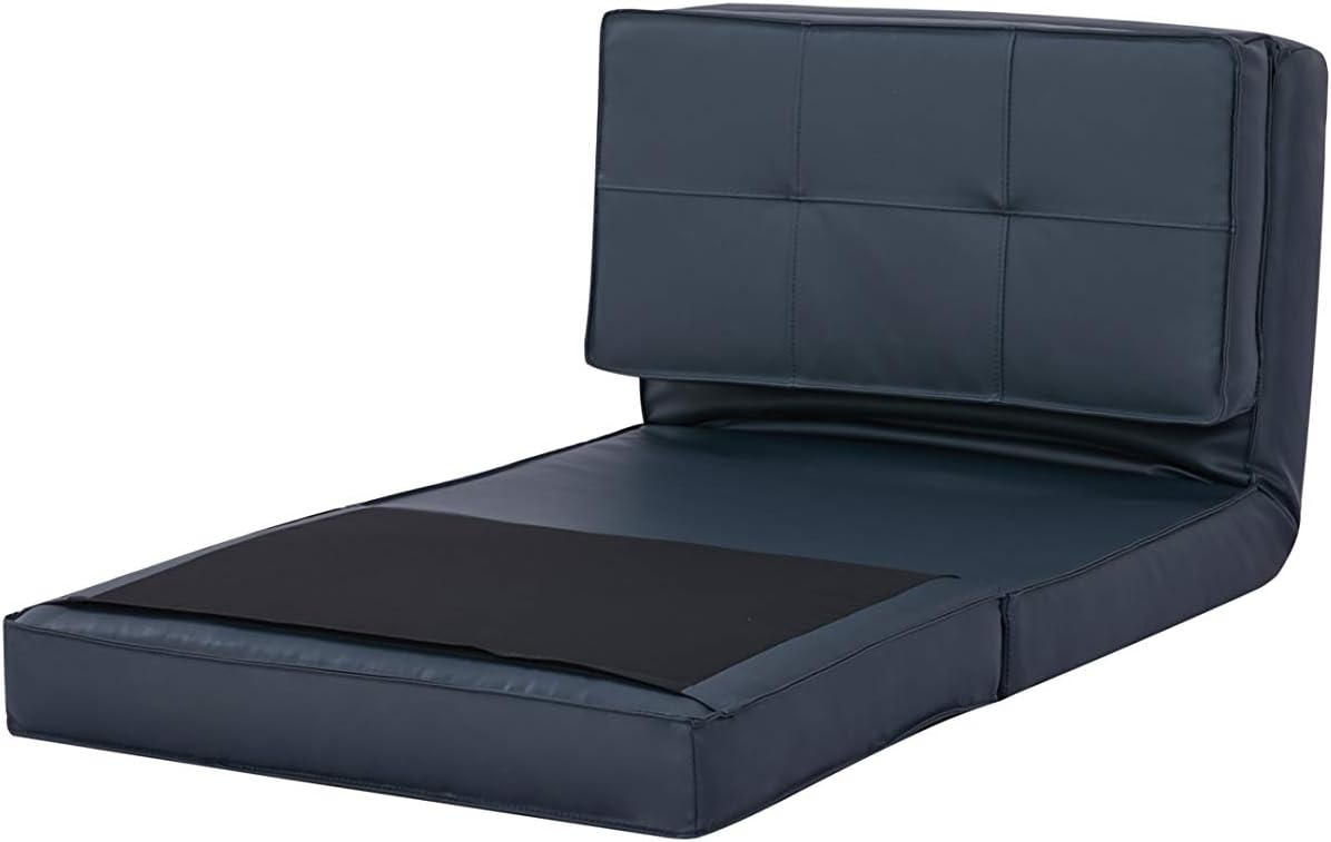 Sesselseller24 - Fauteuil convertible chauffeuse petit - plusieurs couleurs - Anthrazit