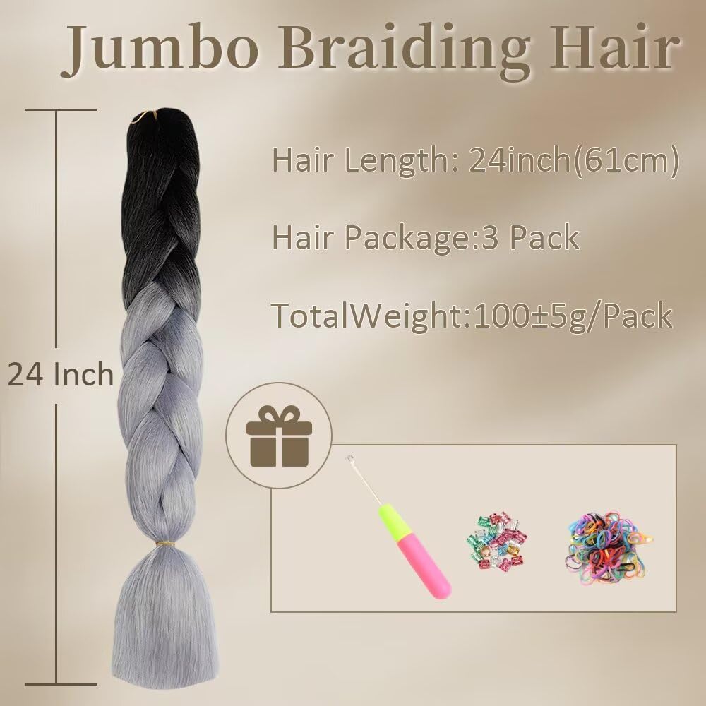 ShowJarlly - Extension Jumbo Braids 24