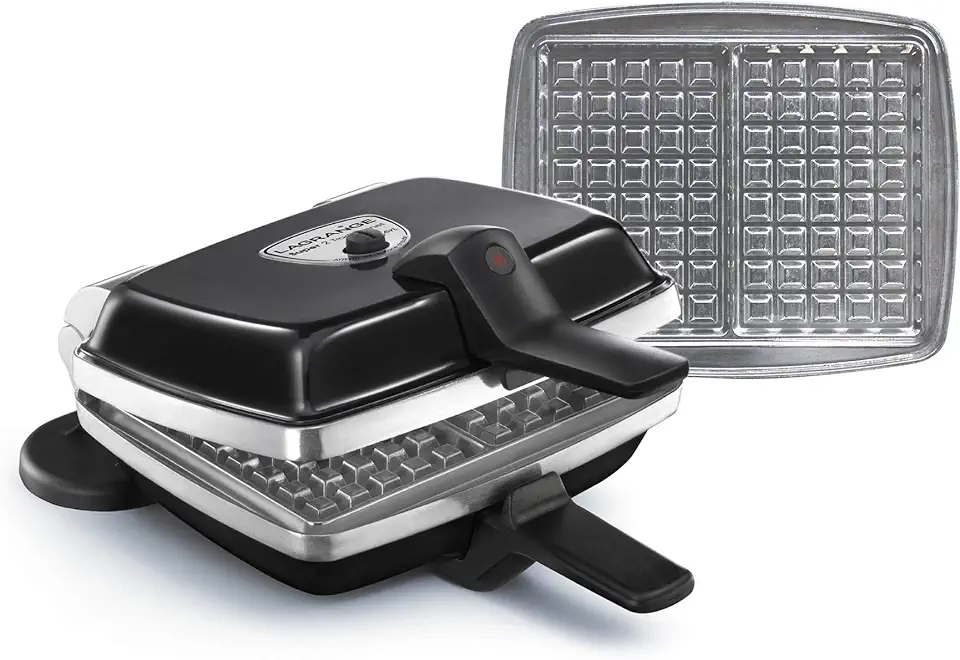 LAGRANGE - Super2 Traditionnel - 1000W - gaufrier réversible, plaques amovibles, fabriqué France - 039121