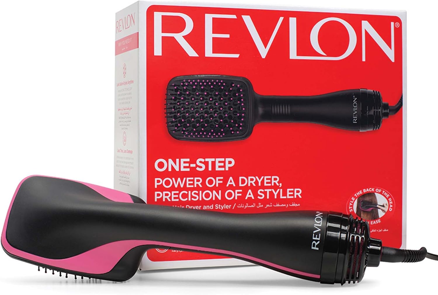 Revlon - Sèche-cheveux Salon One-Step lissant - ergonomique, ionique - RVDR5212