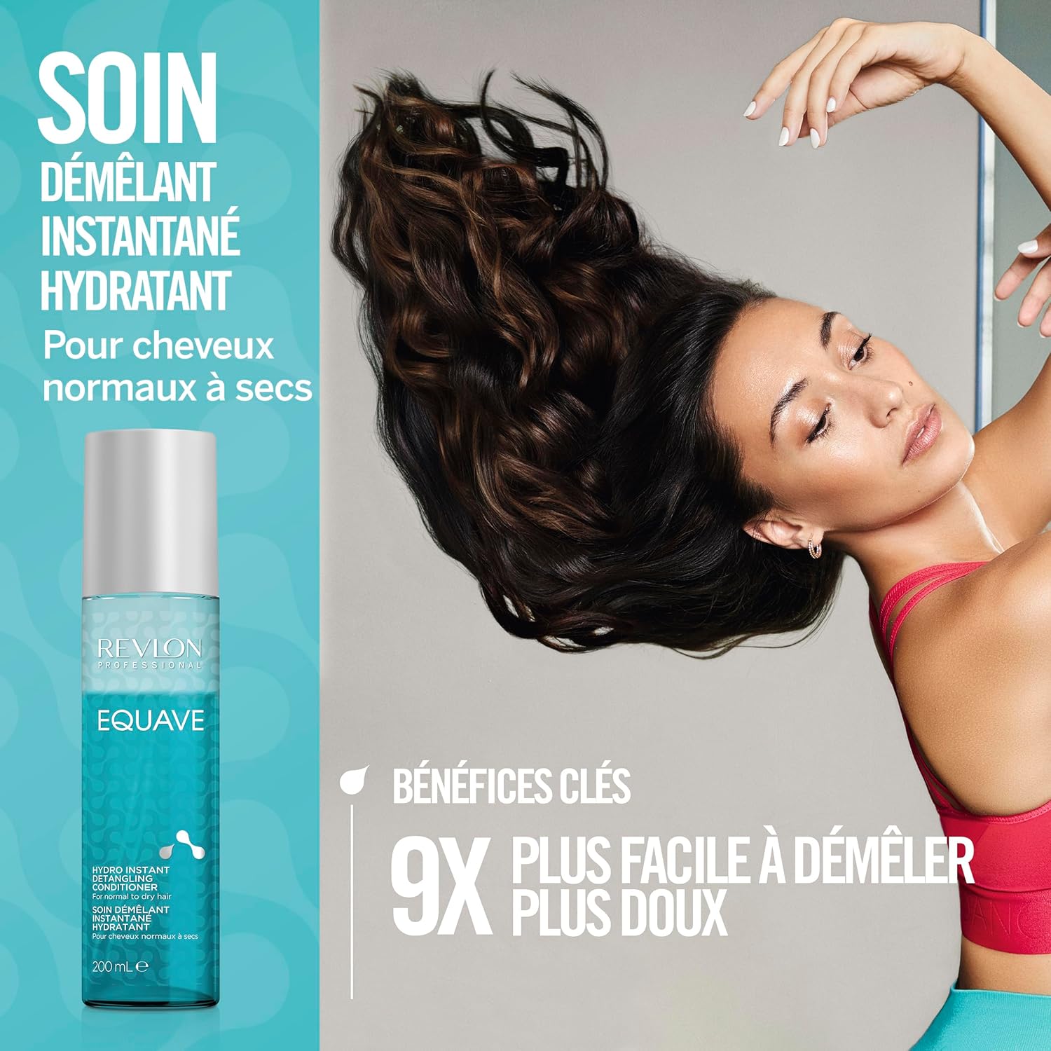 Revlon - Equave spray hydronutritif, démêlant cheveux secs, 200ml