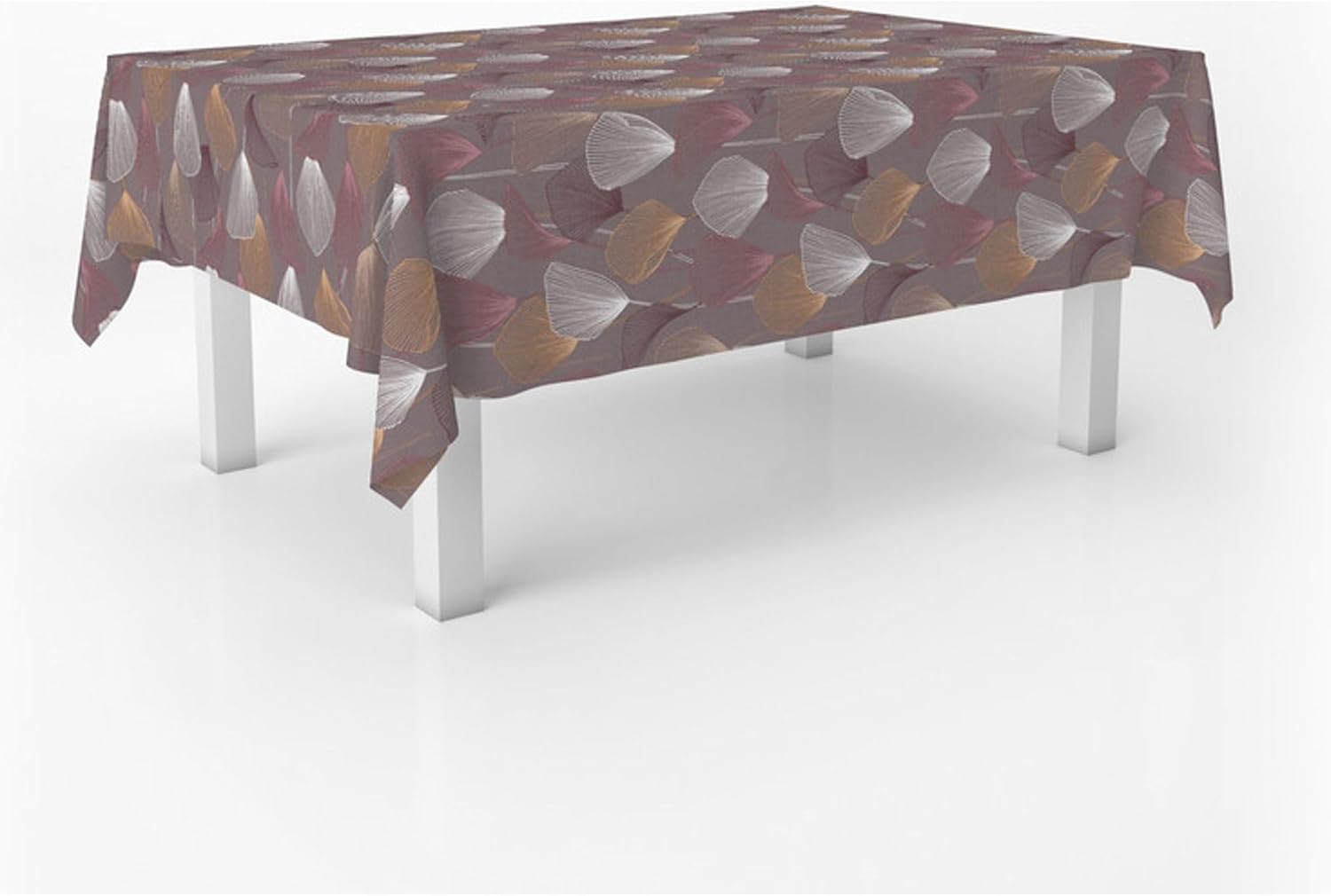 DUERO - nappe toile cirée Lilas - 260x140 cm - anti-taches, imperméable