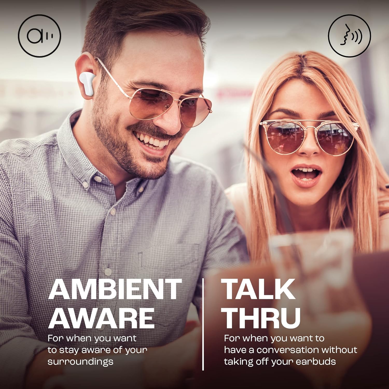 JBL - Wave Beam série - écouteurs compacts - Bluetooth, IP54, 32h d'autonomie