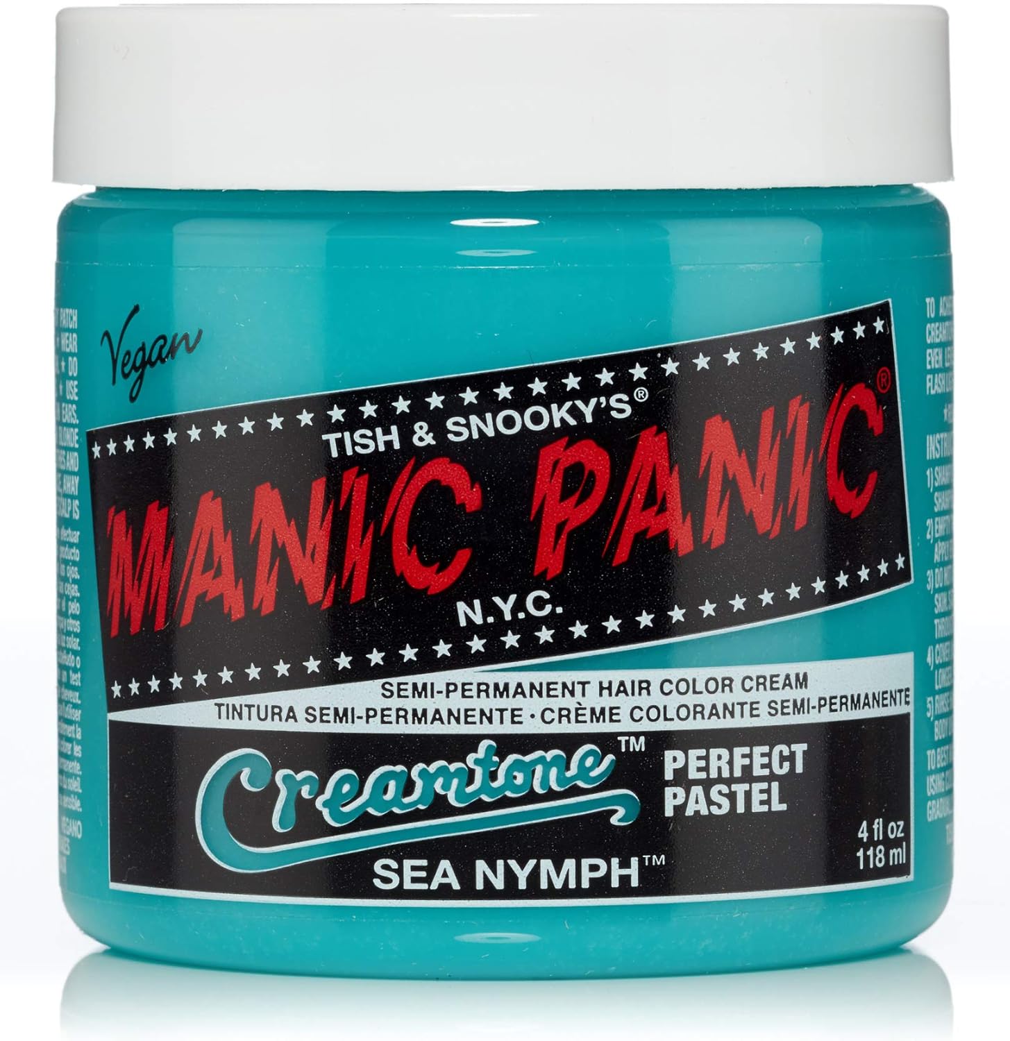 Manic Panic - Sea Nymph Classic Creme - 118ml - Pastel vert vegan semi-permanent