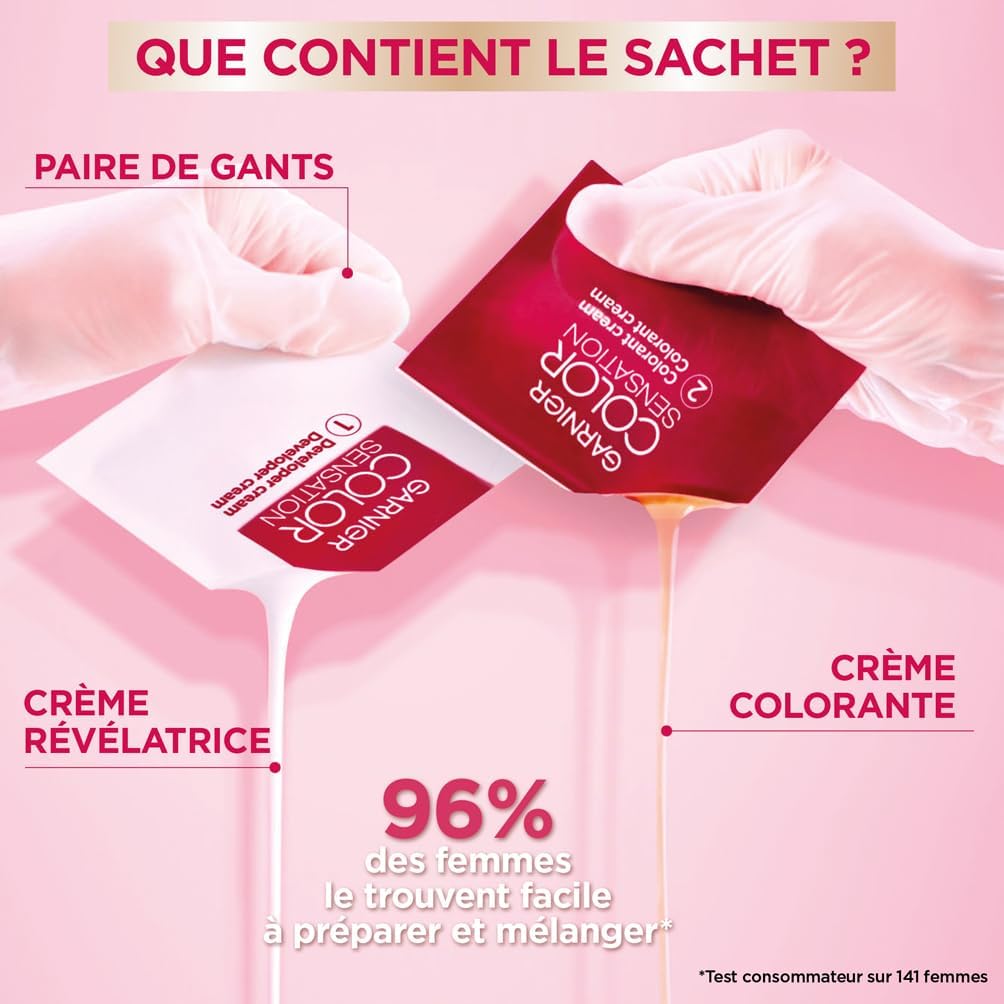 Garnier - Color Shampoo Retouch - coloration semi-permanente - châtain foncé