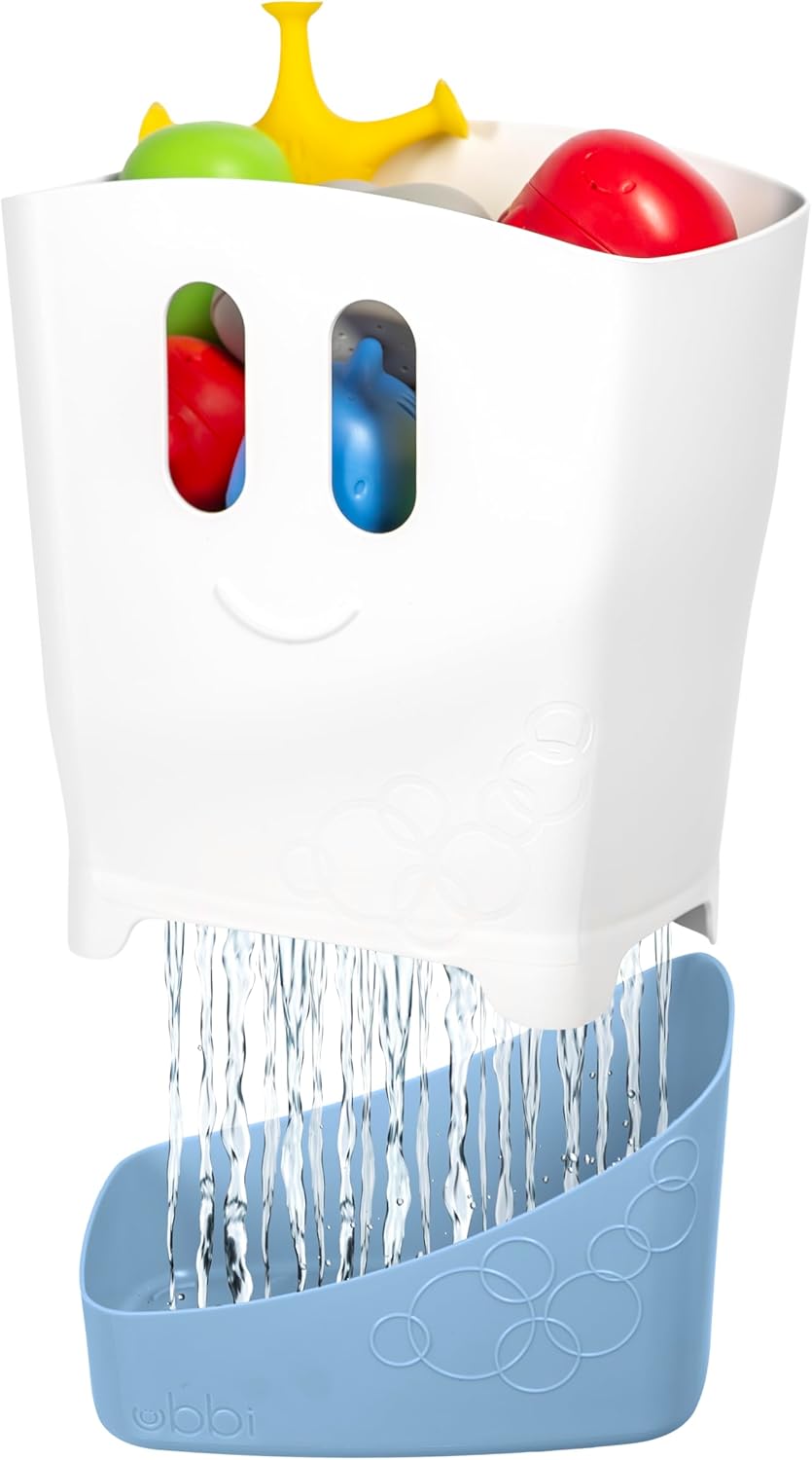 Ubbi - rangement bain enfant - rack amovible - bac de séchage amovible