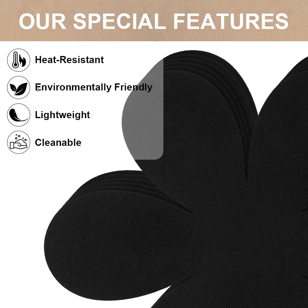 Flintronic - Protection casseroles, série 6 pièces, 32 cm - protège-poêle premium, anti-rayures