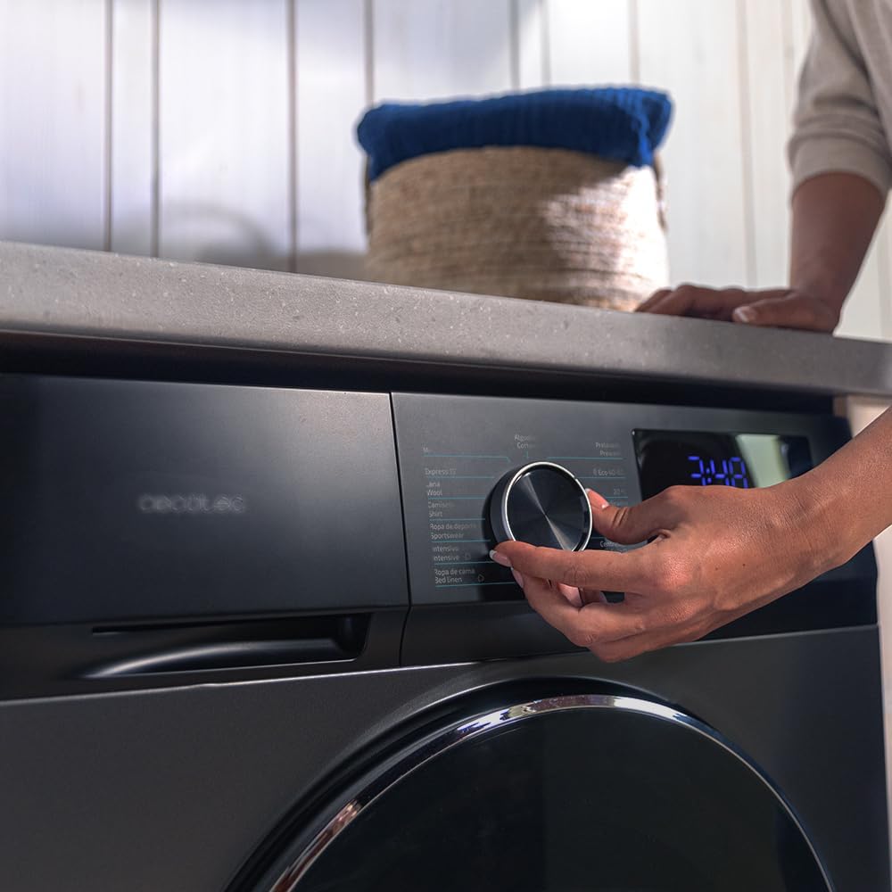 Cecotec - Bolero Dresscode 10500 - 10 kg, 1400 tr/min, Inverter, 16 programmes