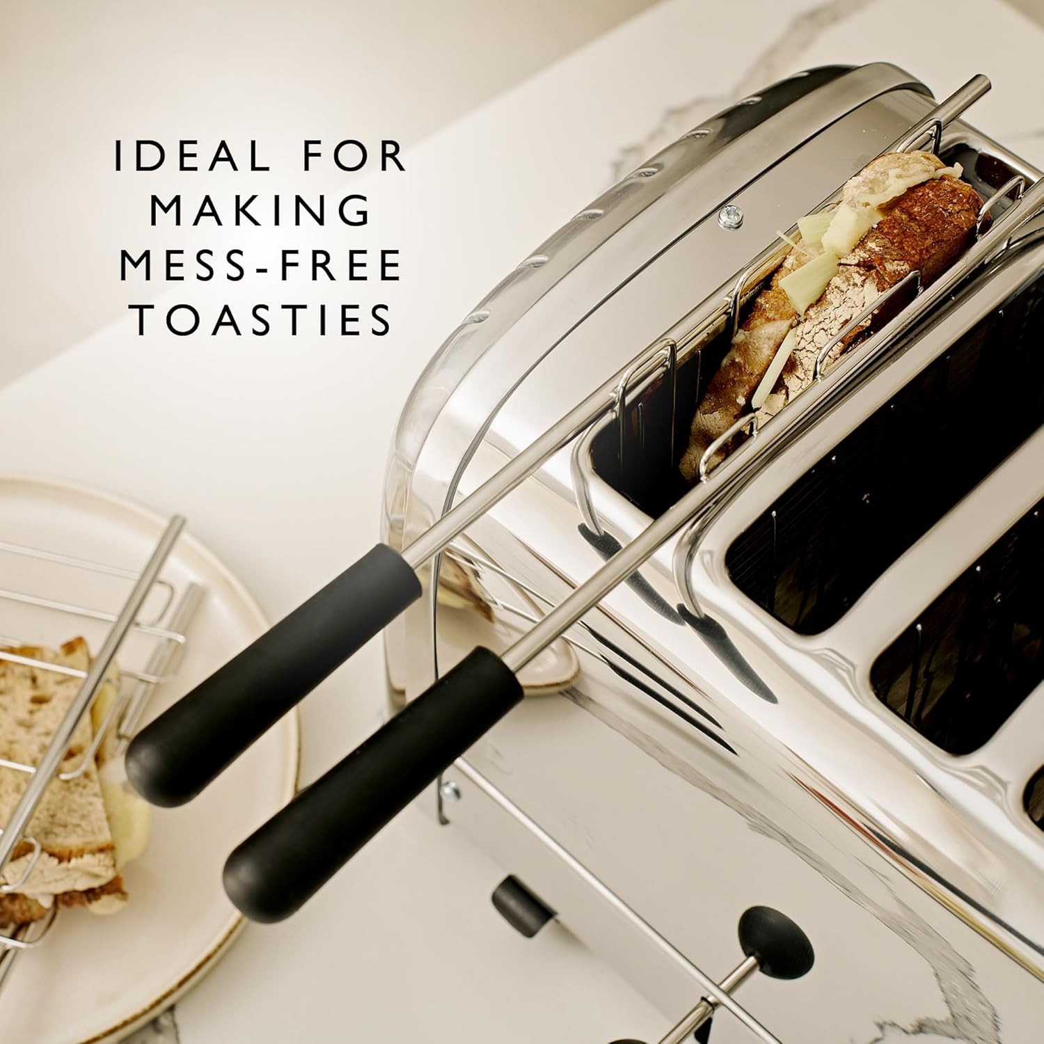 Accessoire grille-pain - cage à sandwich, acier inox, format Classic, 00499