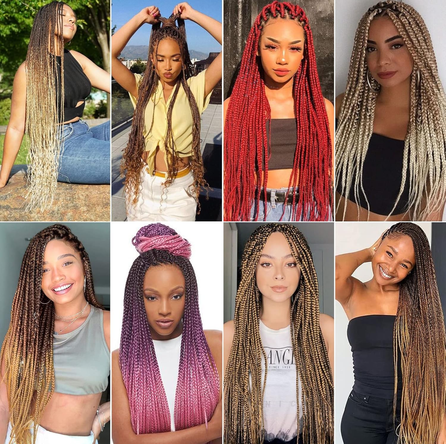 Extensions cheveux tressage - 30