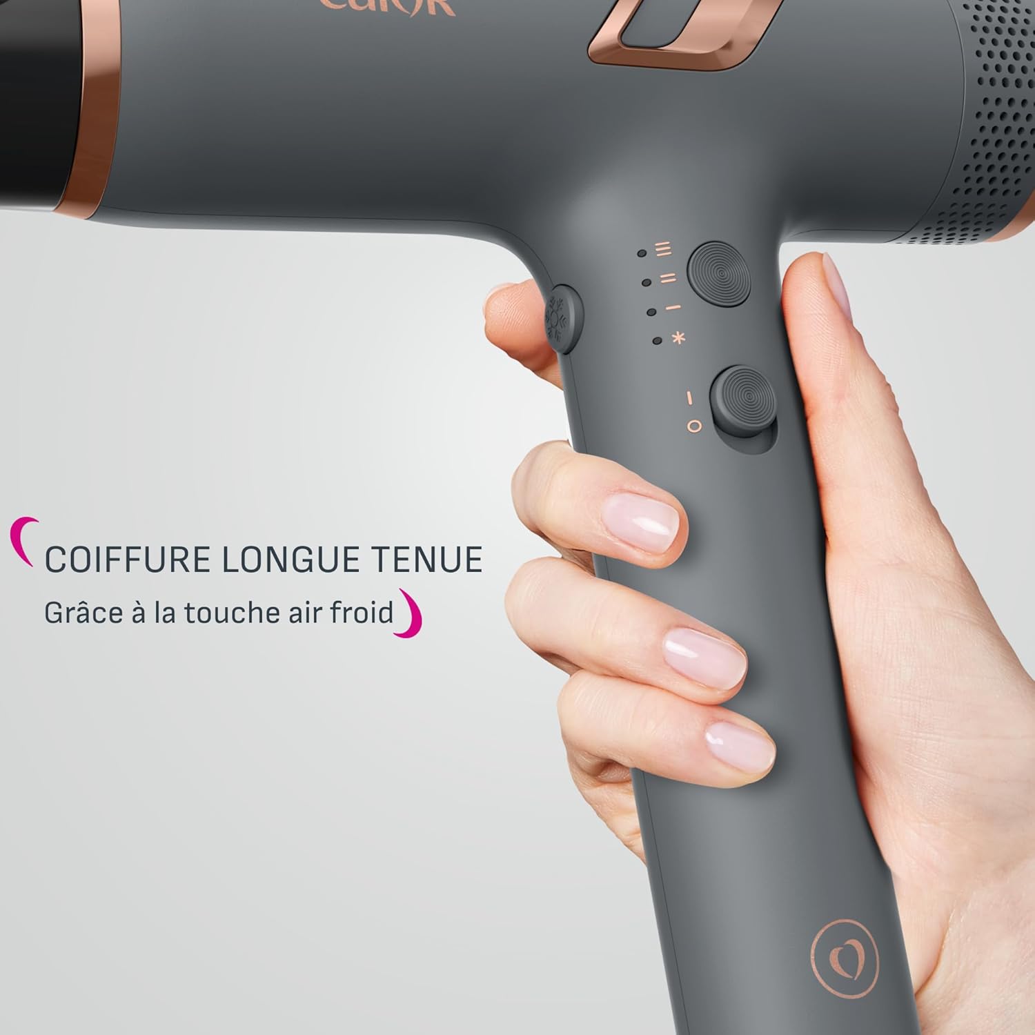 Calor - Nano Sèche-cheveux digital ultra-compact 266km/h - HY8120C0