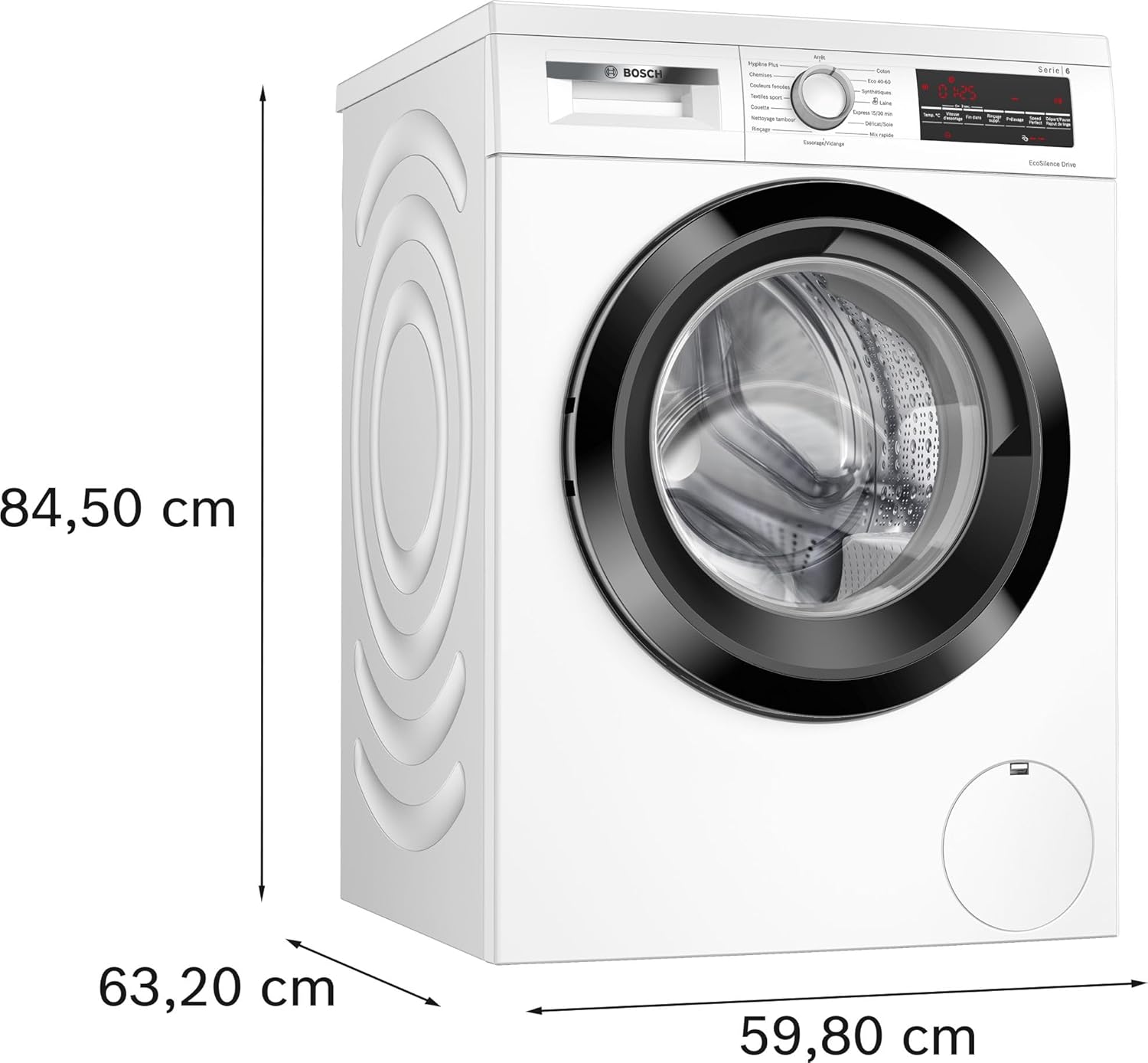 Bosch - Série 6 lave-linge 8 kg 1400 trs/min blanc - WUU28T18FR