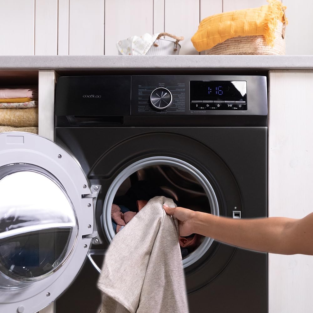 Cecotec - Bolero Dresscode 8500 - 8 kg - Inverter, 1400 rpm, Steam, 16 programmes