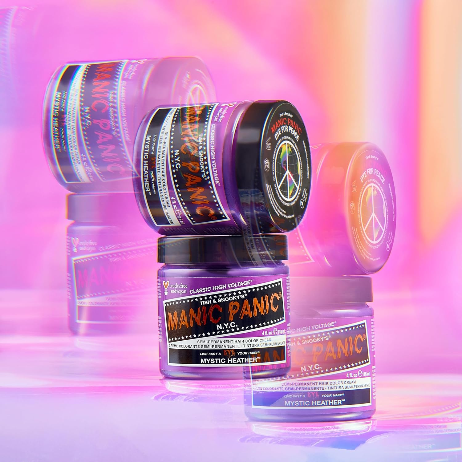 Manic Panic - Mystic Heather Classic Creme - 2x118ml - vegan, semi-permanent, violet