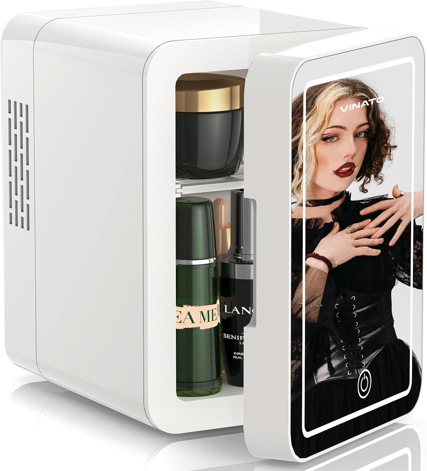 VINATO - Mini Frigo LED 4L - Chauffage/Refroidissement, portable