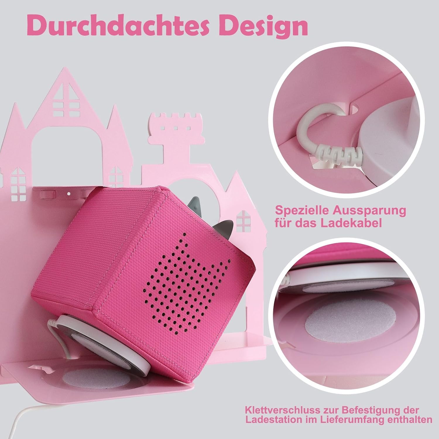 Étagère murale magnétique pour Tonies - métal - 15 à 25 figurines - rangement chambre enfant