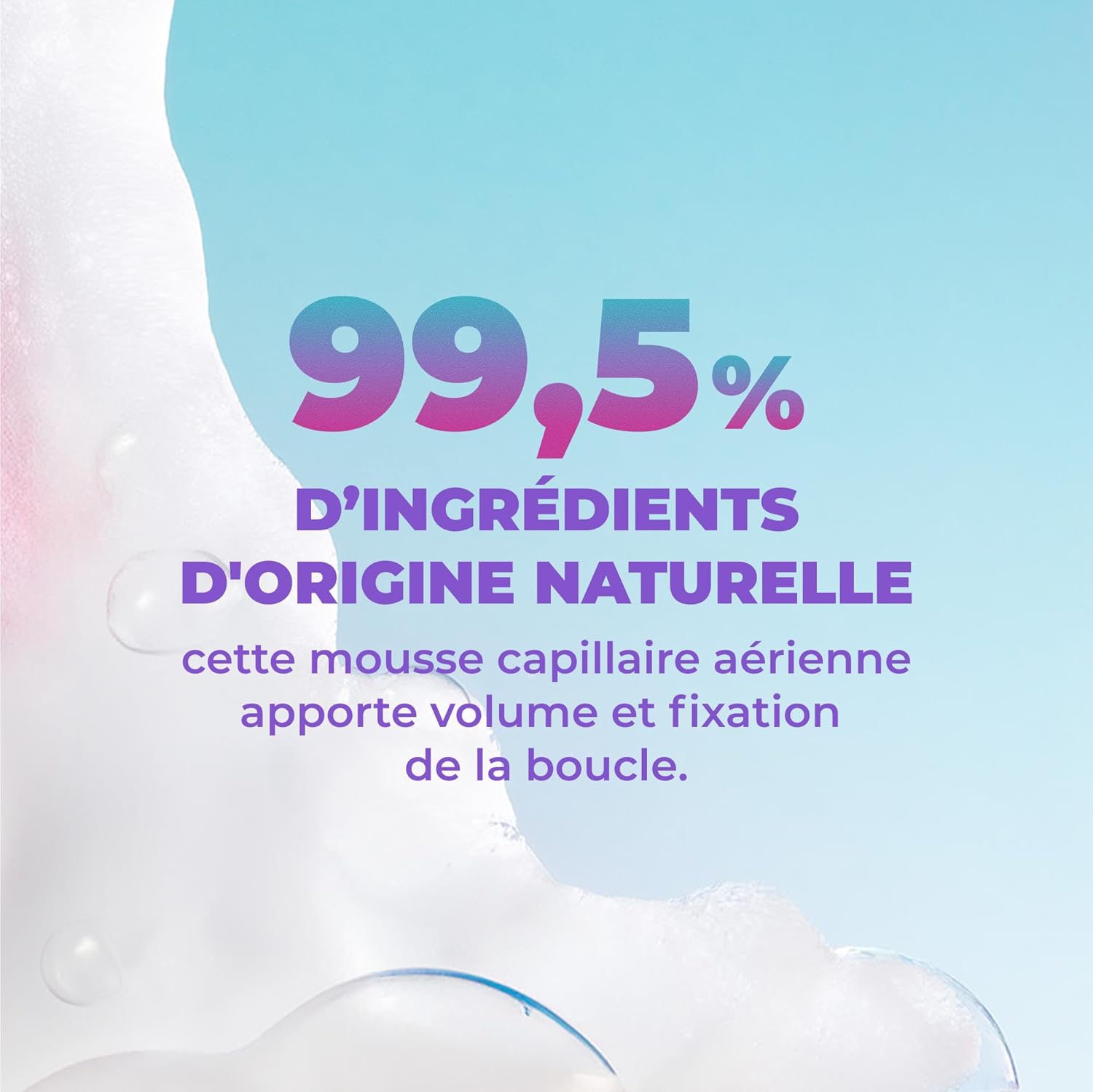 Les Secrets de Loly - Cloud Fusion - 200ml - mousse fixante volume et définition cheveux bouclés