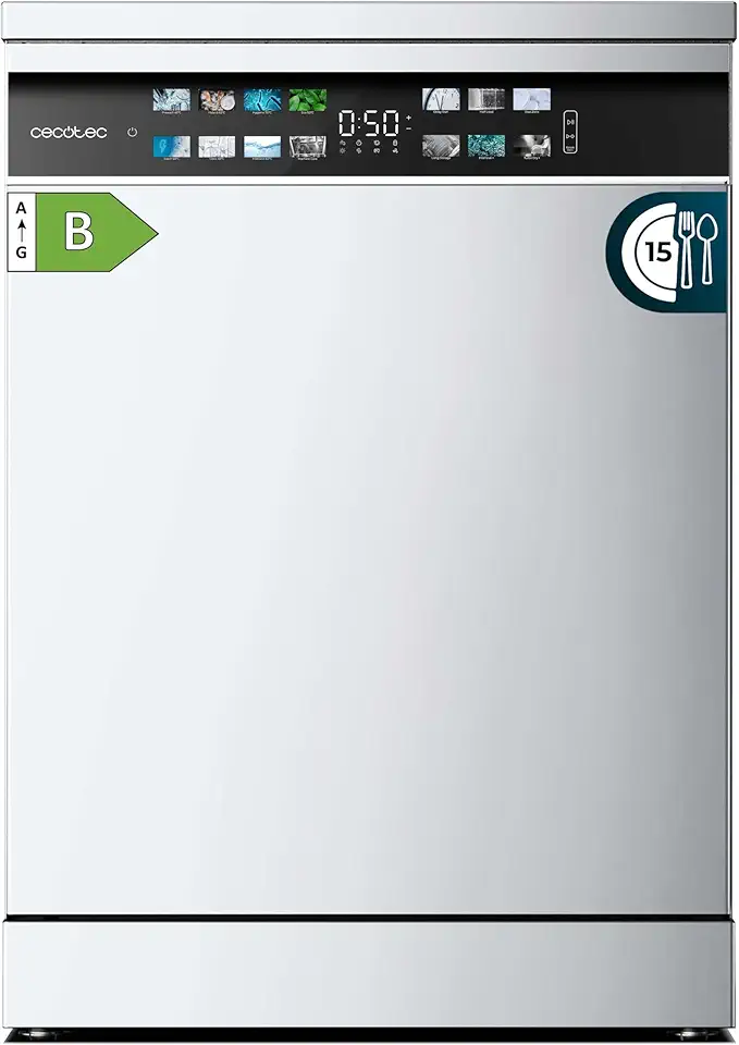 Cecotec - Bolero Aguazero 6700 B - 60cm - 15 couverts, Inverter, classe B