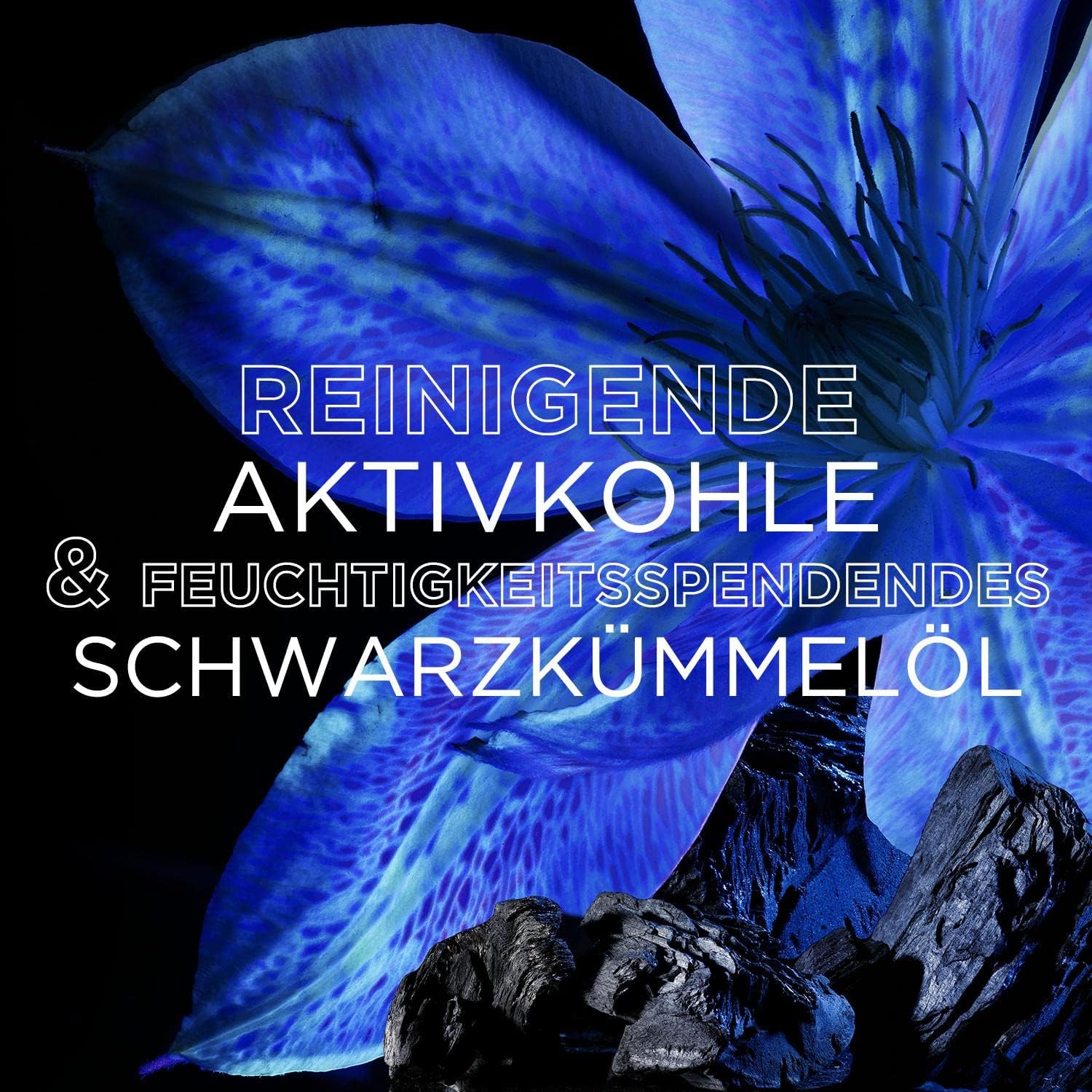 Garnier - lot 3 soins capillaires, 250/200/340ml, charbon actif