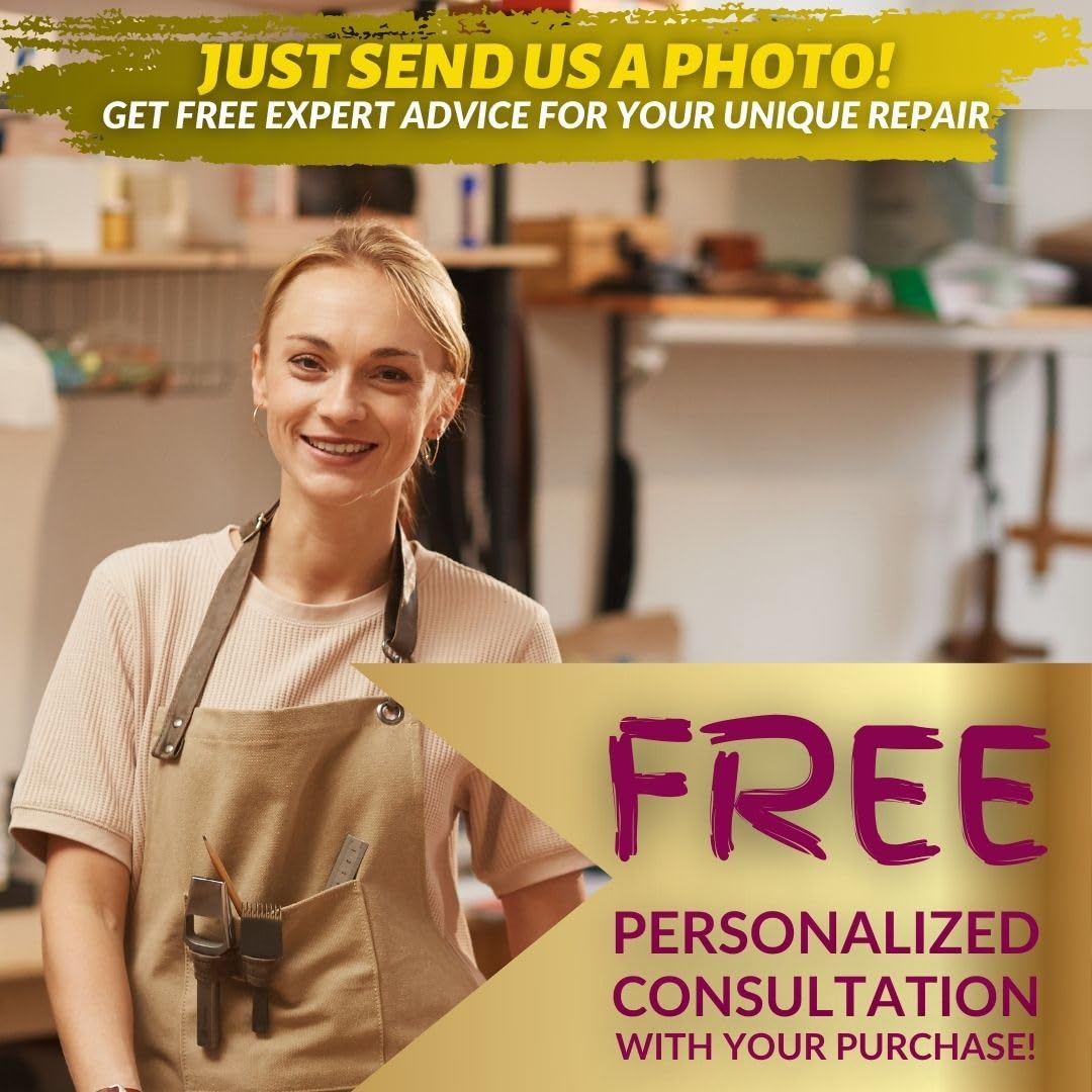 Coconix - Kit de réparation tissu/moquette - couleurs personnalisables, application facile, répare trous et brûlures