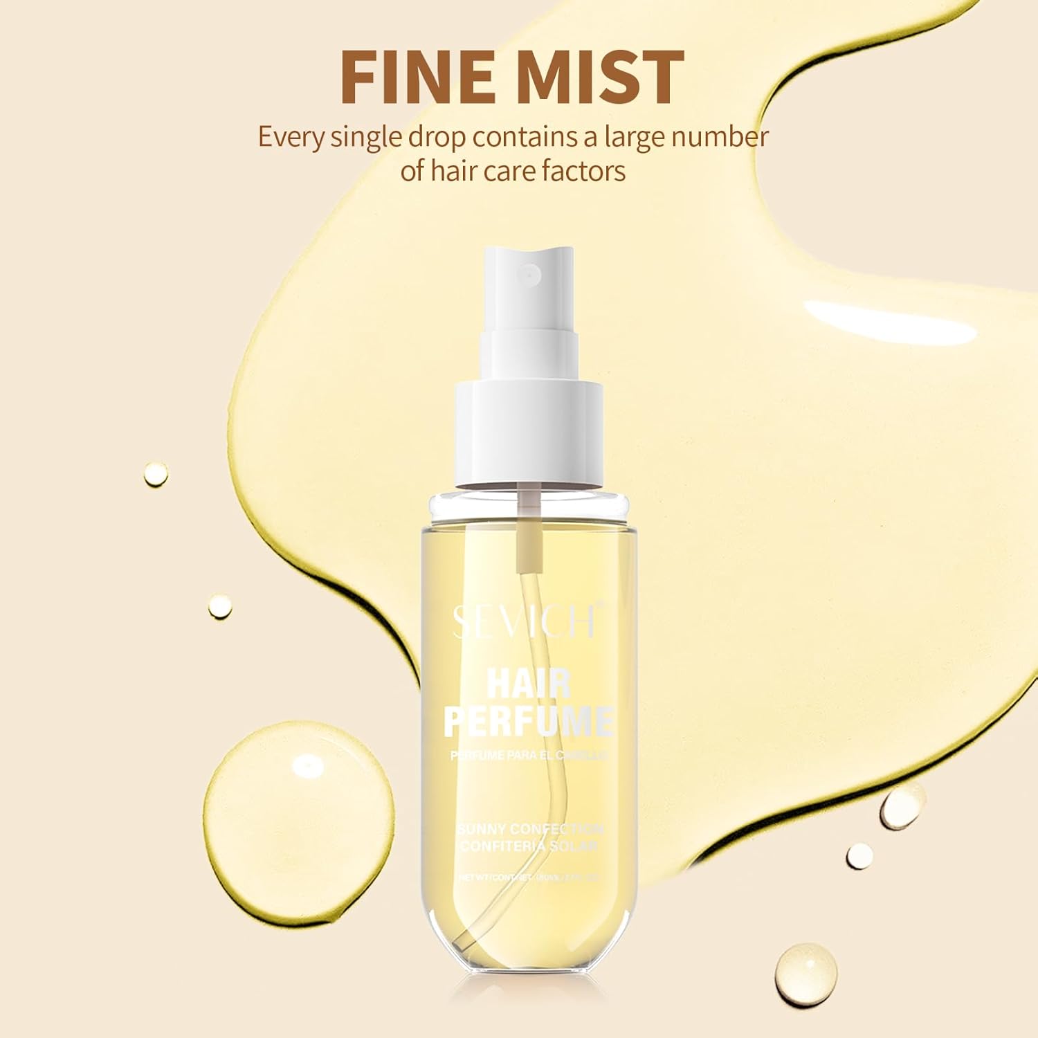 Sevich - Parfum cheveux femme 85ml - senteur gourmande persistante