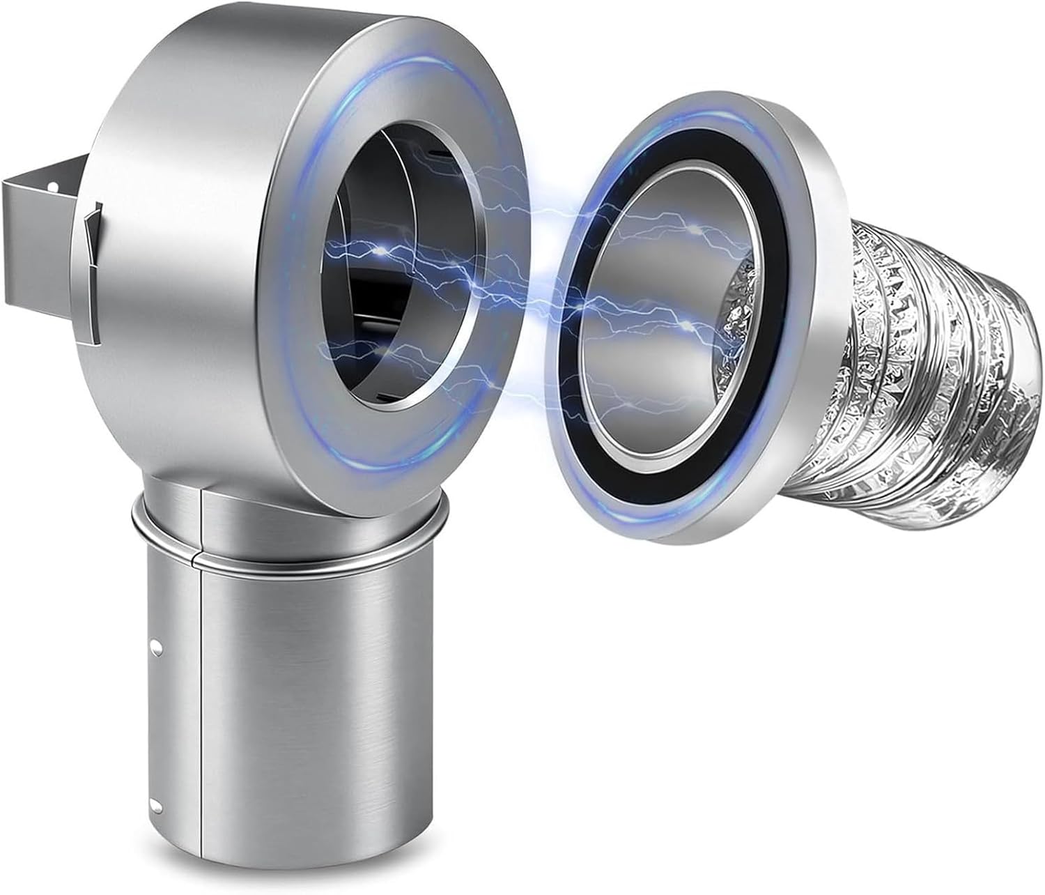 Fafeicy - Connecteur magnétique 90° inox, 4