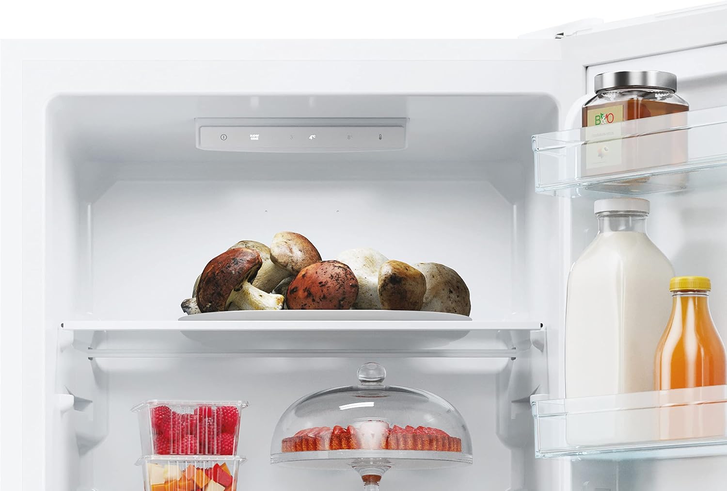 Candy - combiné 260L, 177cm, Low Frost, LED, classe E, 39dB - CCT3L517EW