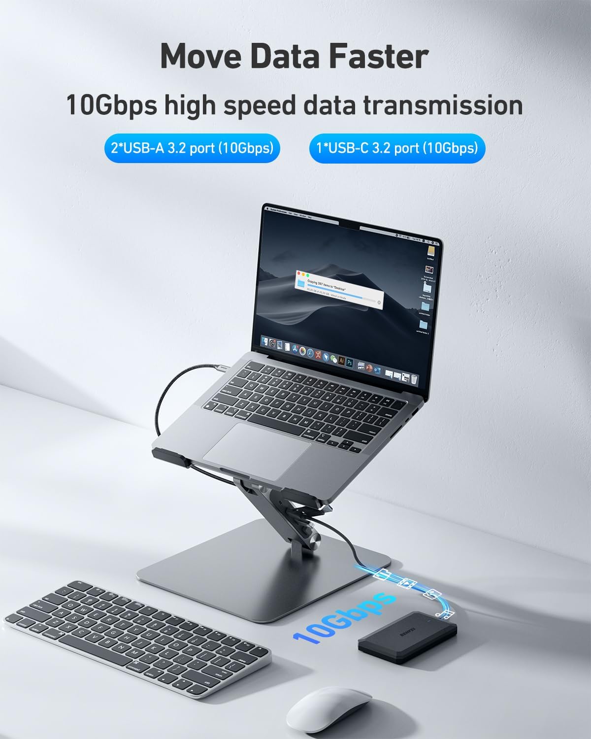 BENFEI - Station d'accueil USB C 7en1 - 100W PD - HDMI 4K60Hz - XPS, Thinkpad