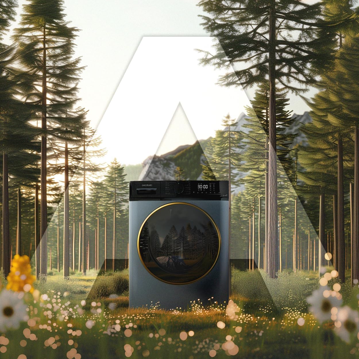 Cecotec - Bolero DressCode 8610 - 8 kg, 1400 rpm, frontal, vapeur, Inverter, 15 programmes - 8610