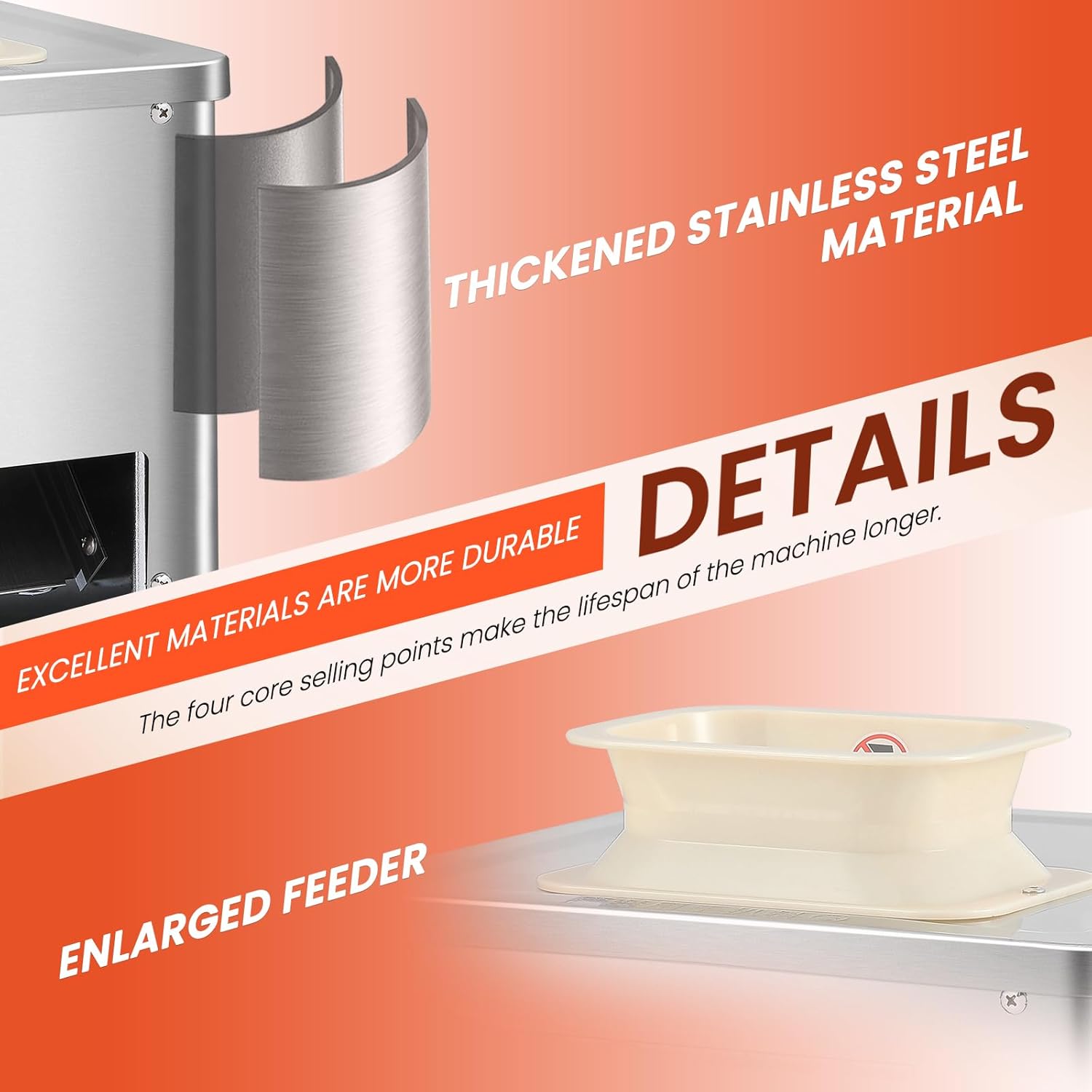 NEWTRY - trancheuse à viande 3,5 mm, 550W, 160kg/h, restaurants