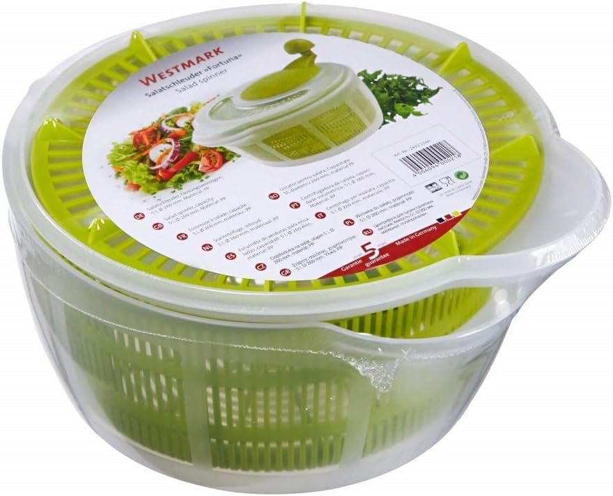 Westmark - Fortuna - 5L, ø26cm - essoreuse à salade sans BPA, 243222E1