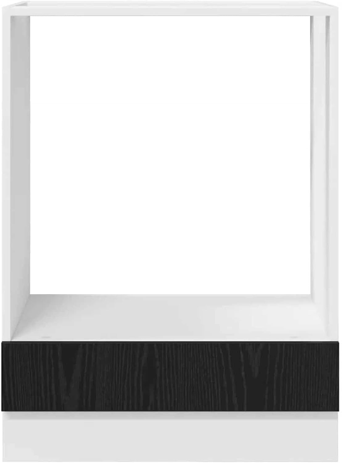 vidaXL - Armoire de four murale - 60x46x81,5cm - chêne noir, gain de place