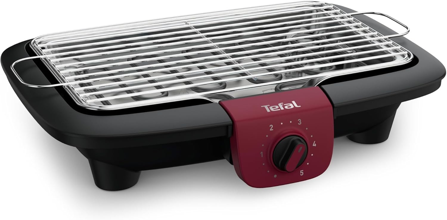 Tefal - EasyGrill Adjust - grande surface inox, réglable, lave-vaisselle - BG90E514